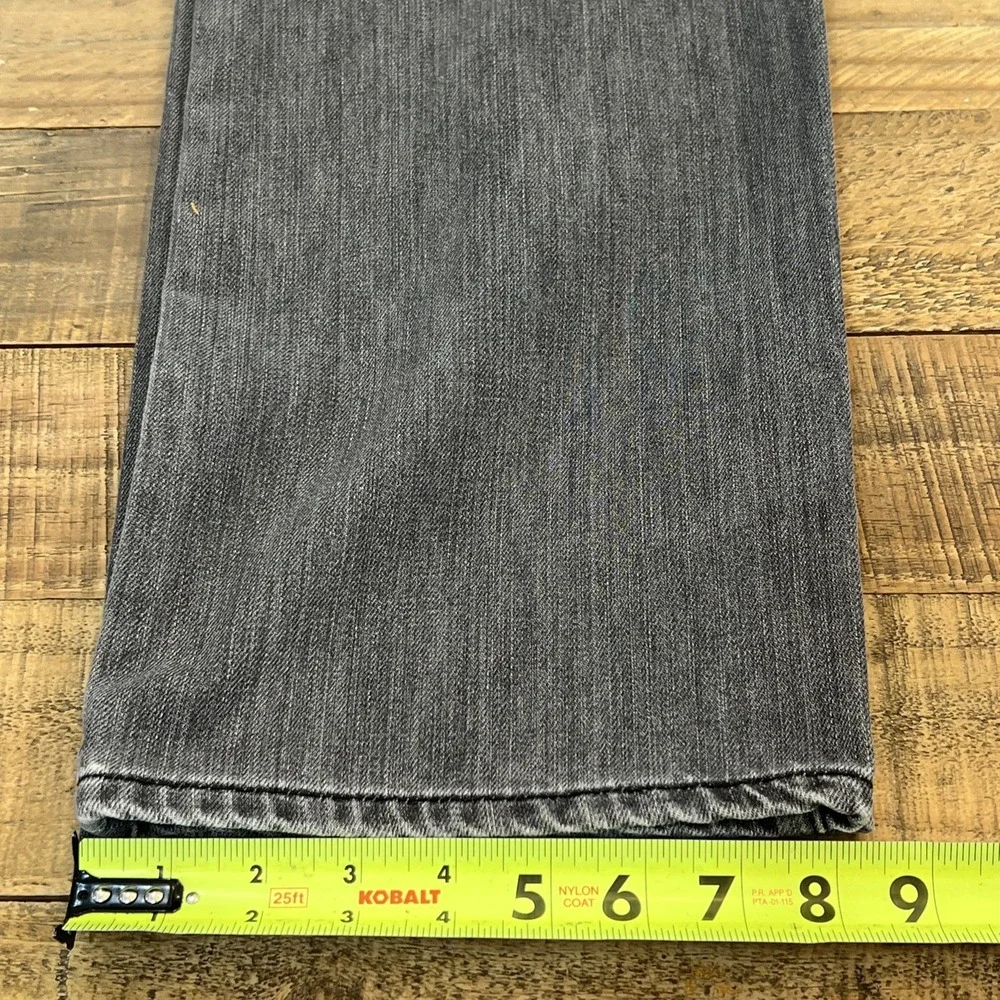 Levis 501 straight leg jeans Men 34X32 (35x31 ) Button Fly Gray Denim